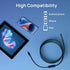 FANTRONICS USB Snake Inspection Camera with 8 LED Lights, IP67 Waterproof Semi-Rigid Cord for iPhone, iPad, Android