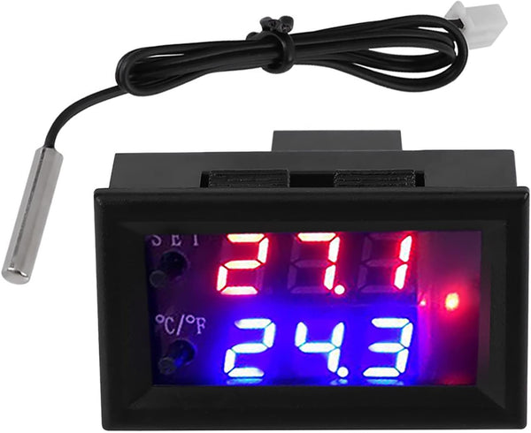 Temperature Controller Kit, PID Digital Display Microcomputer Thermostat Switch for Air Conditioning System
