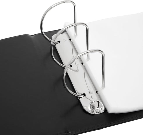Juvale 4-Inch Theater Binder with 30 Sleeves, 3-Ring Organizer with Clear Sheet Protectors, 2 Pockets Per Sleeve