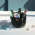 Rotating Pen/Pencil Holder for Desk, Supplies Organizer Pen Caddy, 6 Compartments Spinning Multi-Functional Large