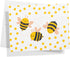 Twigs Paper Assorted Bumble Bee Greeting Cards - Stationery Cards with Envelopes, Thank You Card, Set of 12