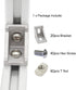 20 Sets 1.5" x 1.5" 1515 Series Aluminum Extrusion Profiles Connector, 20pcs Bracket with T Nuts Screw Bolts