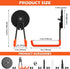 Large Strong Magnetic Hooks Heavy Duty, 3.5in Powerful Utility Magnets for Garage Storage and Hanging Tools