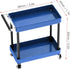 01 02 015 1/8 1/10 1/12 1/1(Blue) Tool Organizers, Metal Tool Cart Compatibile Lasting Performance with Wheels for RC
