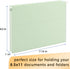 SUNEE Hanging File Folders, Letter Size, Pastel Colors, 25 Count with 1/5-cut Tabs, Heavy Duty Expansion