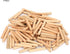 Round Wood Tenon Grooved Plugs, Hard Wood Craft Furniture Fitting Rods Tool (6 * 40mm / 0.2 * 1.6in)