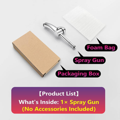 7 BARROCK Hand Held Bidet Sprayer for Toilet Shattaf Sprayer Replacement, Holes Handheld Jet Spraying Ergonomic Handle