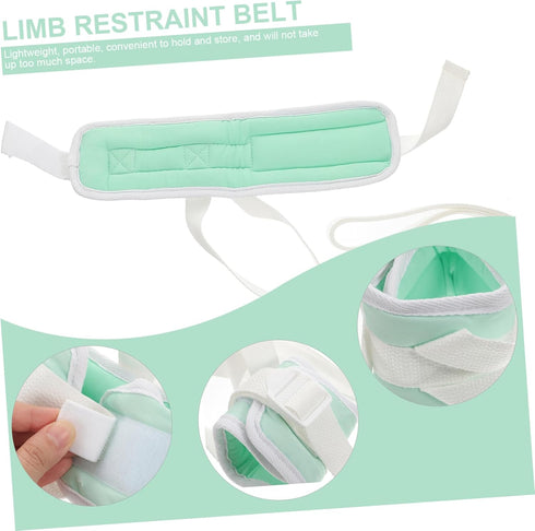 2pcs Set Comfortable Patient Wrist and Ankle Straps - Medical Restraint