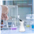 18 Pcs Clear Plastic Erlenmeyer Flasks, 50ml Science Beakers for Kids Experiment, Plastic Bottles, Strainer Triangle