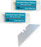 Utility Knife Serrated Blades TWO 10 Packs Heavy Duty Saw Razors in Convenient Storage Box Standard Size Serrated