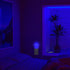 4 Pack Blue Night Light Plug in, Dusk to Dawn Sensor Automatic On and Off, Decorative Wall Blue LED Night Lights