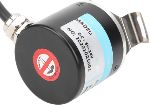 Incremental Optical Rotary Encoder, DC5-24V 30mA for Office Automation, 3-Phase Half Hollow Shaft