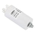 PATIKIL 10uf CBB60 Run Capacitor - AC 250V 4 Pins 50/60Hz Cylinder Bottom with M8 Screw for Washing Machine Pump Motor