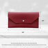 Carrotez Cash Envelopes, Reusable PU Leather Money Envelopes for Cash Gifts, 1 ea, Letter Engraving - Burgundy
