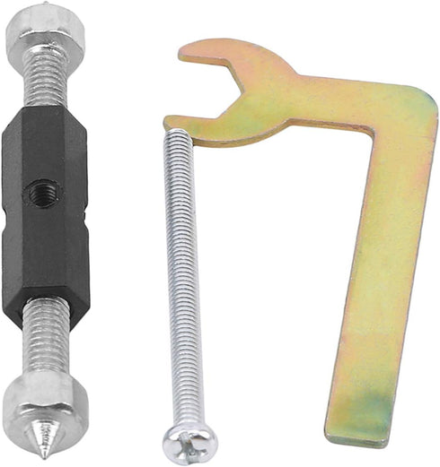 VideoPUP Cassette Repair Device - 86 Type Universal Repairer with 10 Screws Tools and Adjustable Wrench (Black+Silver)