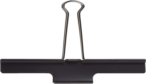 Lion Extra Large Binder Clips, Black, 110-Sheet Capacity