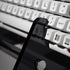 Sumgsn Black Mechanical Keyboard Holder, Transparent Acrylic Stand for Displaying Three Keyboards