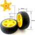 3-6V R3/LPC/AVR/ARM Plastic Tire Tyres Kit With TT DC Motor Dual Shaft For Arduino UNO DIY Robot Smart Car