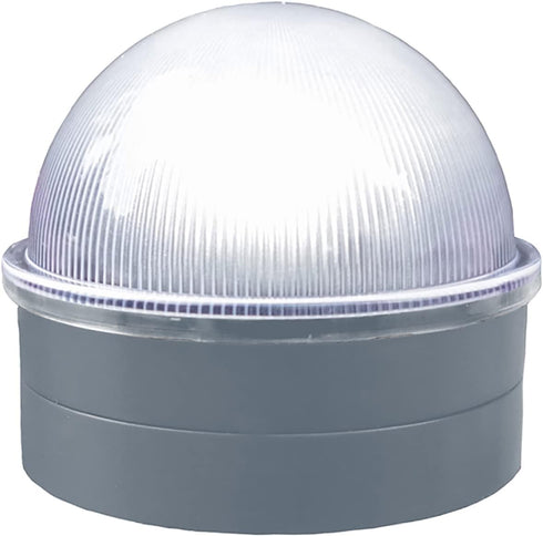 Classy Caps CH2233S Summit Chain Link Solar Post Cap, Silver High Output