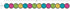 Teacher Created Resources Chalkboard Brights Circles Die-Cut Border Trim, 3498