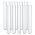 PATIKIL 20pcs 16ml Test Tubes - 5.91x0.63in Glass Clear Round Bottom Containers for Storage