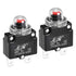 uxcell 2 Pcs Thermal Circuit Breakers 5A 125/250V AC 32V DC Push Button Reset Overload Protector