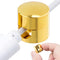 Pluzmecalm 1Pc Gold Cable Anchors for Desk, Gun Metal Cord Anchors Holder Aluminum