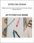 Uni Jetstream EDGE 0.38mm Oil-based Ballpoint Pen Berry Pink Body + 10 Black Refills, Sticky Notes Value Set