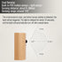 1-Pack 2700K LANDGOO Wood Step Light with Motion Sensor, Rechargeable Stair Night Light, Beech Wood Warm White LED Wall