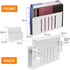 LUKETURE Desk Side Storage, Under Desk Steel Hanging Organizer, Laptop Holder with Pen Holder, No Drill Storage for