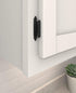 BPR7629FB 1 Pair/2 Pack Amerock | Face Frame Cabinet Hinge | Variable Overlay Self Closing Face Mount | Matte Black |