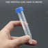 200 PCS 10mL Centrifuge Tubes, Sterile Conical Tubes with Leak-Proof Screw Caps, Plastic Container with Write Marks