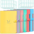 Selizo 6 Pcs Expanding File Folder with 5 Pockets, A4 Size Organizer and 168 Pcs File Folder Labels for School Office