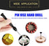Pin Vise Hand Drill with 20 PCS Micro Twist Drill Bits Set, Manual Drill Bits for Jewelry Making and Hobby