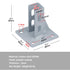 6 PCS 2020 Aluminum Extrusion Floor Mount Base Anchor Plate for 20 x 20 T Slot Aluminum Profiles