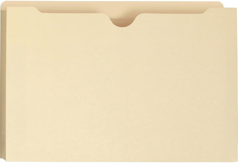 Smead File Jacket, Legal Size, Reinforced Straight-Cut Tab, 1" Expansion, Manila, 50 per Box (76520)
