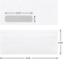 Mead Window Envelopes, Self Seal #10, 500 per Pack, Security Tinted White Envelopes with Window