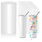Sublimation Shrink Wrap Sleeves, 5x10 Inch White Heat Transfer Film Bags for Mugs, Cups, Tumblers, 50 Pcs