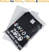 50pcs 9x12 Inch Resealable Poly Bags, Clear Self Sealing Bags for Packaging Clothing & T-Shirts