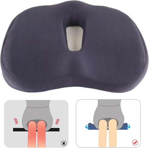Memory Foam Seat Cushion, Non Slip Ergonomic Car Seat Cushion for Office Chair, Wheelchair, Driving