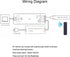 Dimmer 5V-36V 8A Dimming JOYLIT LED Switch with Remote, DC Magnetic Wall-Mounted RF Wireless Control, Sensitive Touch