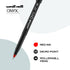 uni-ball ONYX Rollerball Pen, Micro Point (0.5mm), Red, 12 Count