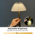 BWHSHK TD010 Gold Portable Desk Lamp for Bedroom,USB Rechargeable Table Lamp/Night Lamp