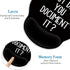 Blusabaca Funny Mouse Pad with Wrist Rest, Ergonomic Mouse Pads Wrist Support for Desk, Gaming Mousepad for Wireless