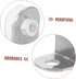 DOITOOL Stainless Steel Corner Braces Heavy-Duty Right Angle Brackets for Furniture Shelving for Secure Installation