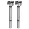 2pcs Forstner Drill Bit 25/32"(20mm) High-Speed Steel Multi-Tooth Bit with Round Shank for Woodworking Hinge Cutter