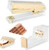 Gold Acrylic Stapler Set, Desk Accessory & Decoration Kit, Includes Clear Stapler, 1000 Staples, Tape Dispenser