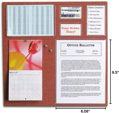 StoreSMART - Peel & Stick Pocket, 6" x 9 1/2" Open Short Side, 25-Pack Clear Vinyl Plastic