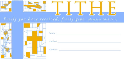 Offering Envelope Matthew 10:8 (Package of 100) by Warner Press