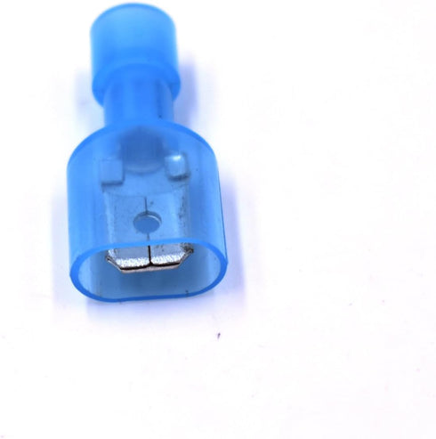 100pcs Male Fully Insulated Wire Crimp Terminal Nylon Quick Connectors, Wiring Spade (Male)
